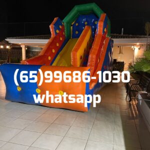 Aluguel de tobogã escorregador inflável Cuiabá