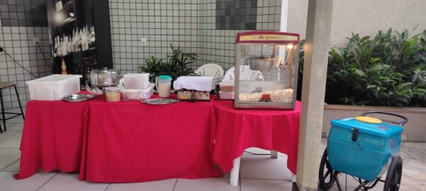Pipoca e batata frita festas Cuiabá de